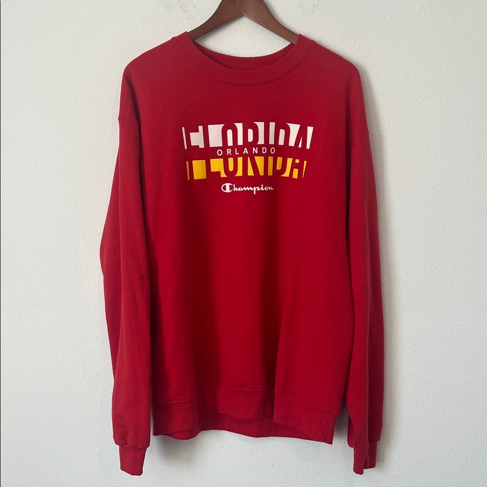 Champion Red Florida Graphic Sweatshirt